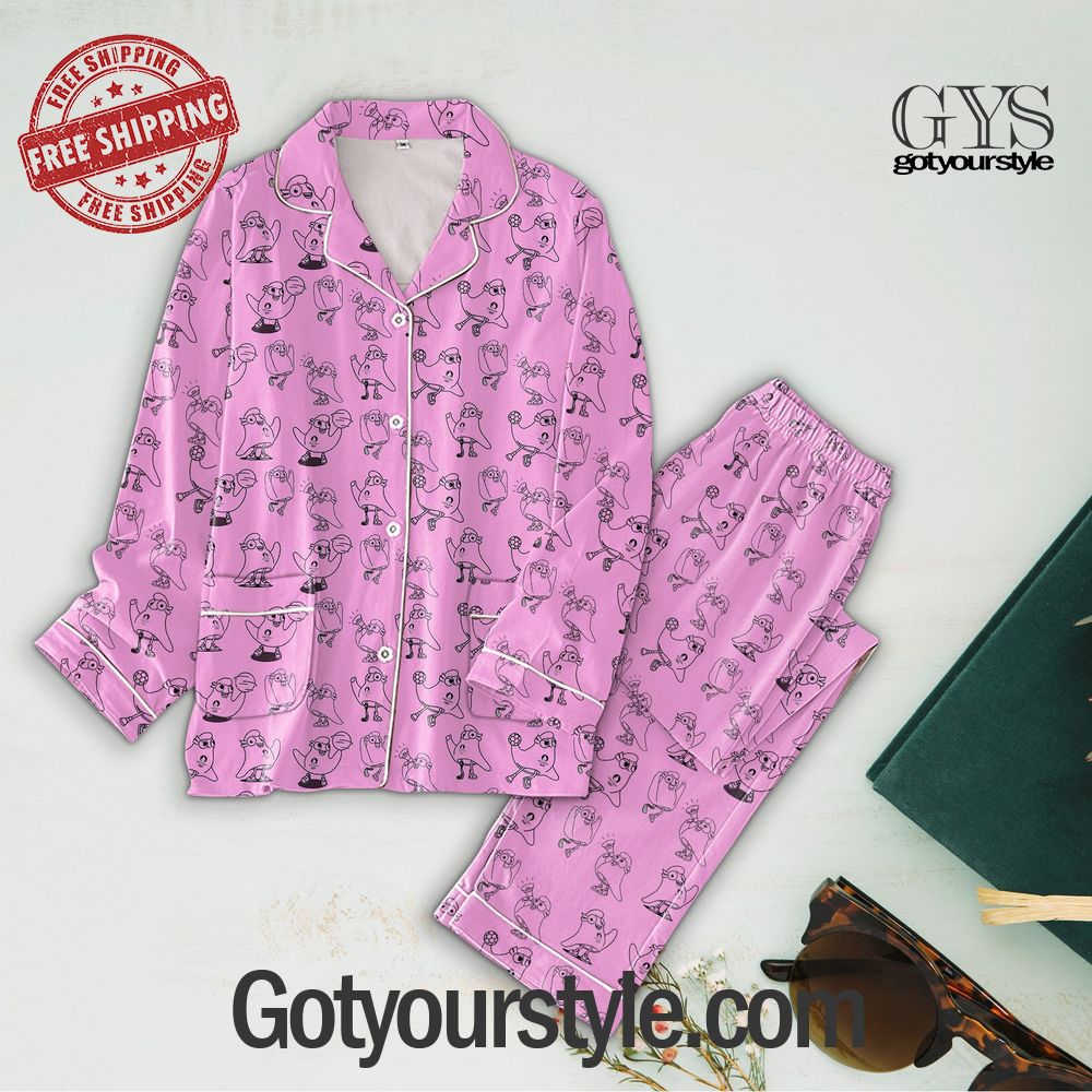 Olympic Paris 2024 Pink Pajamas Set