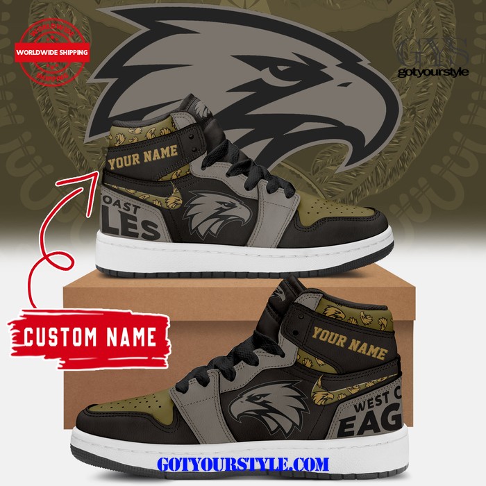 AFL West Coast Eagles Limited Edition Custom Air Jordan