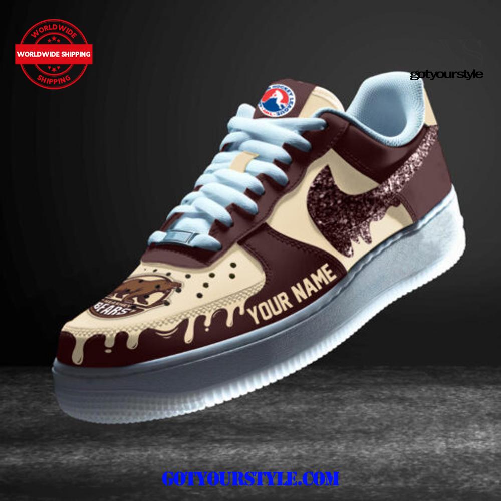 AHL Hershey Bears Custom Name Air Force 1