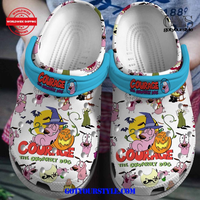 Courage the Cowardly Dog Halloween Crocs