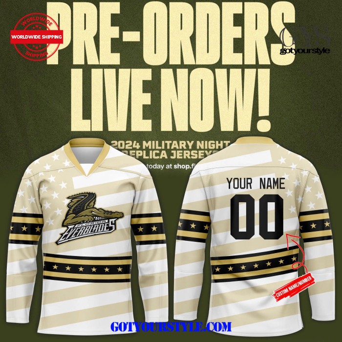 Florida Everblades Customize New Season Jersey