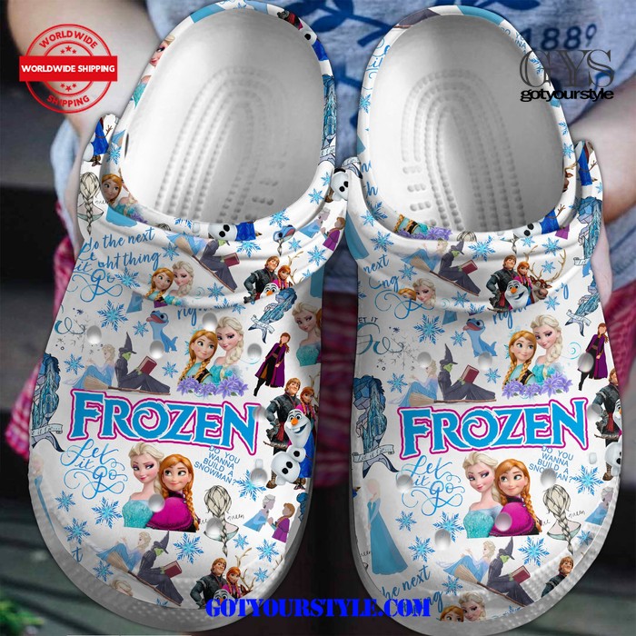 Frozen Kids Crocs Clogs Shoes