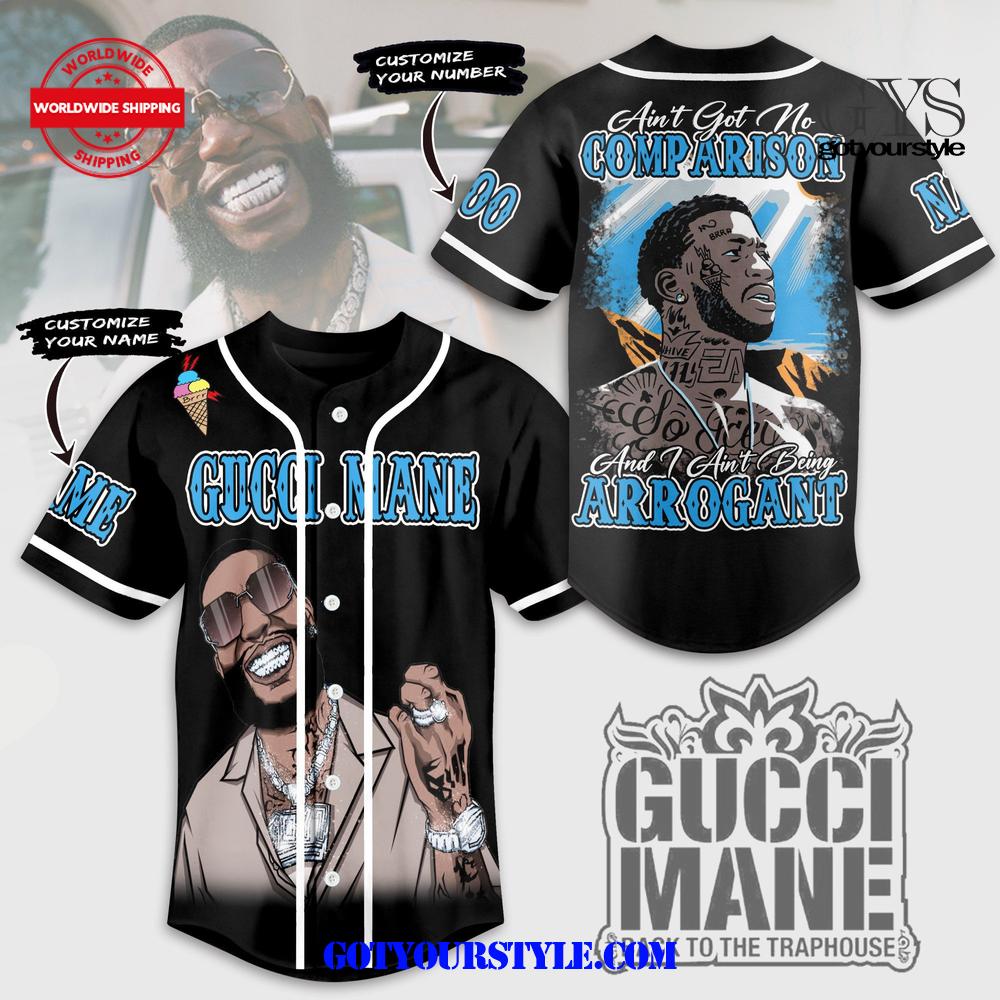 Gucci Mane Comparison Arrogant Baseball Jersey