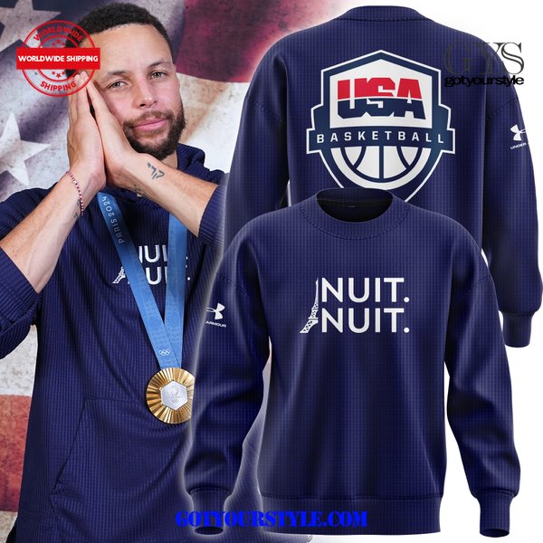 Limited Edition Nuit Nuit USA Basketball Sweatshirt