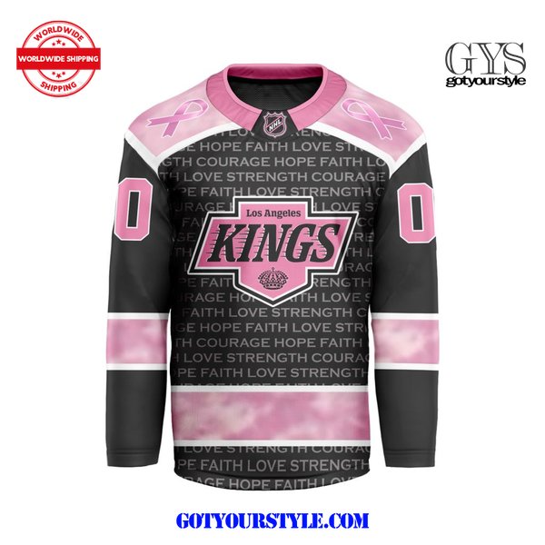 NHL Los Angeles Kings Special Pink Fight Breast Cancer Hockey Jersey