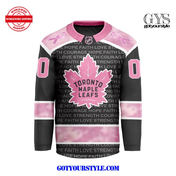 NHL Toronto Maple Leafs Special Pink Fight Breast Cancer Hockey Jersey