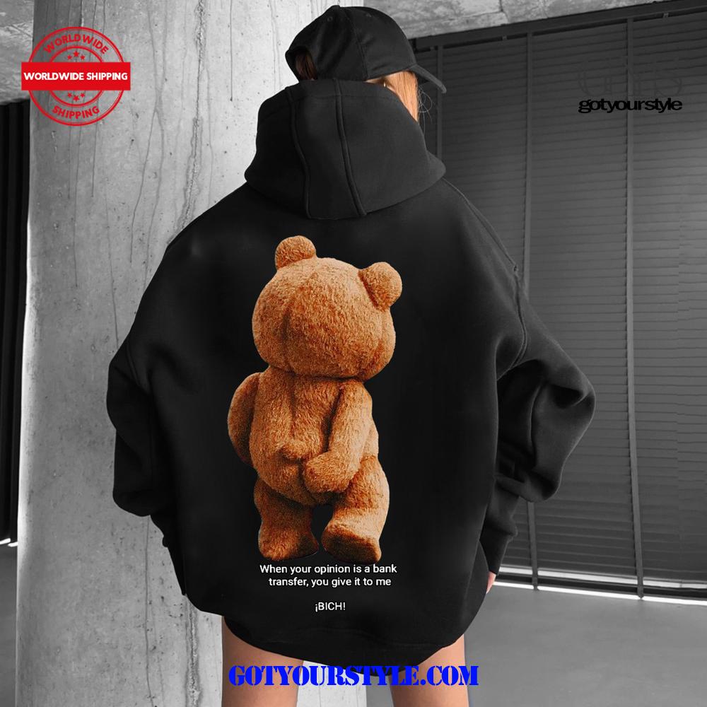 Oversize Teddy Bear Hoodie