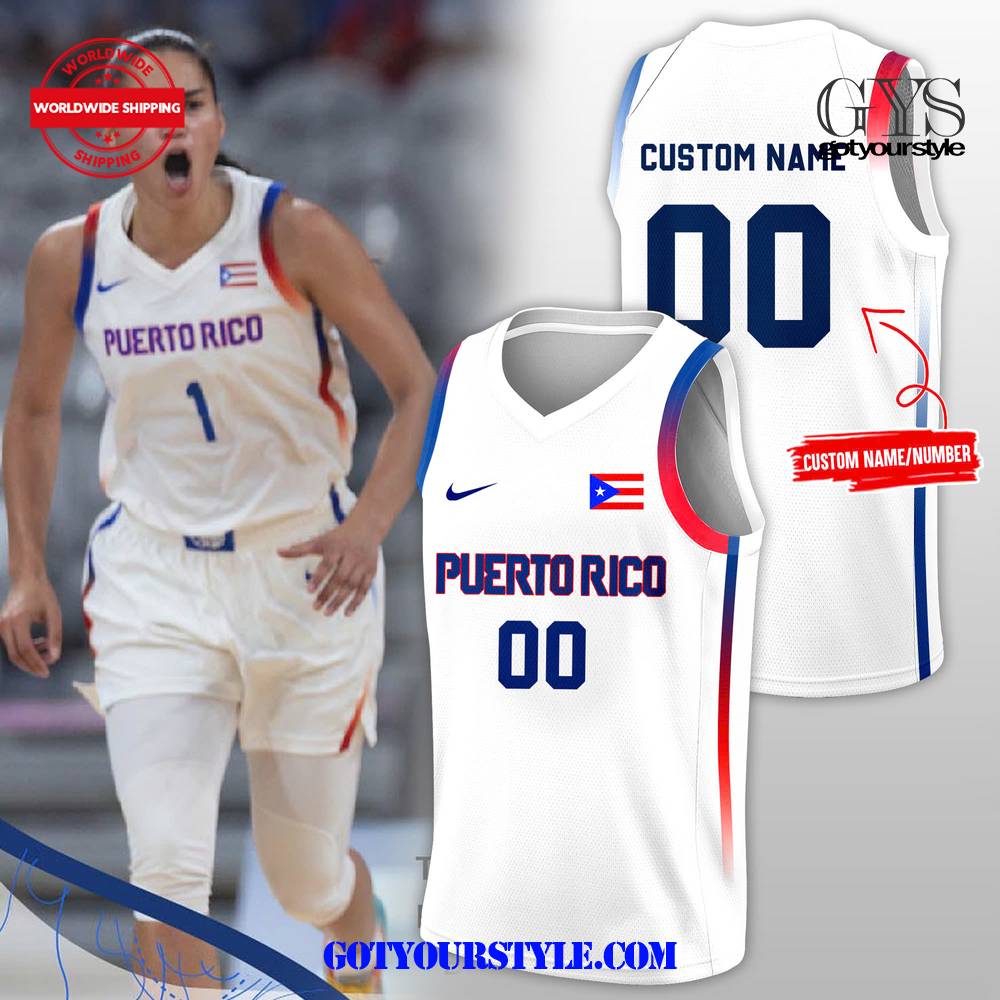 Puerto Rico Olympic Games Paris 2024 Basketball Jersey