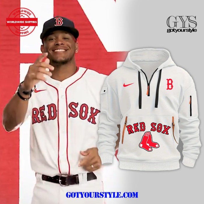 Red Sox Limited Edition 2024 Mordern Quarter Zip Hoodie