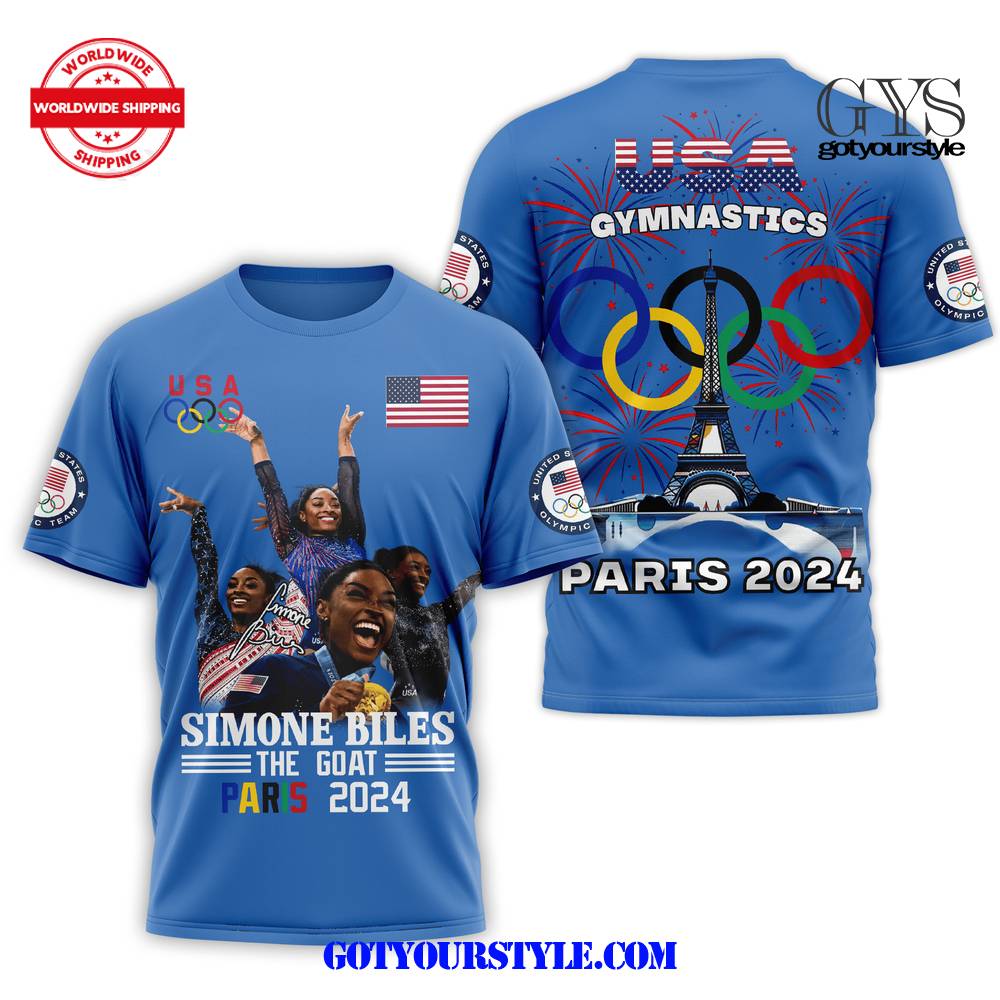 Simone Biles The Goat Golden Girl T-Shirt