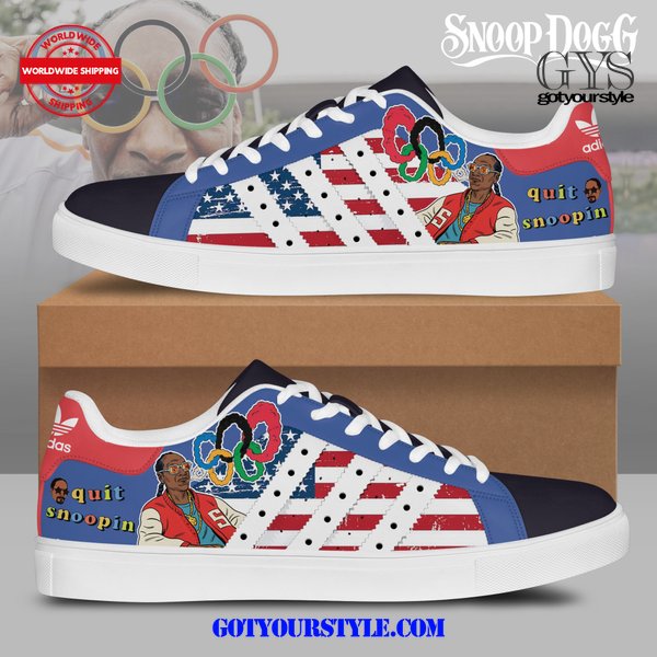 Snoop Dogg Quit Snoopin Limited Edition Stan Smith Shoes