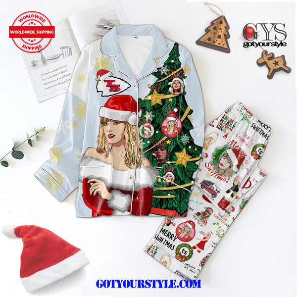 Taylor Swift Merry Swiftmas Pajamas Set