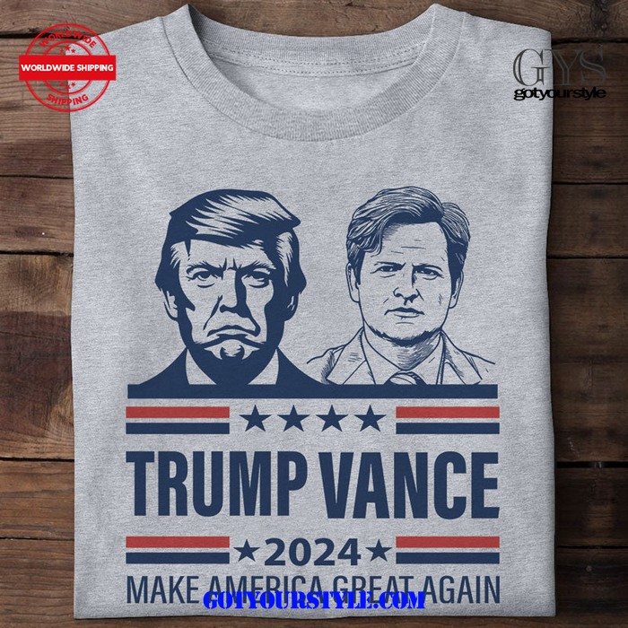 Trump Vance Supporters 2024 Make America Great Again T-Shirt