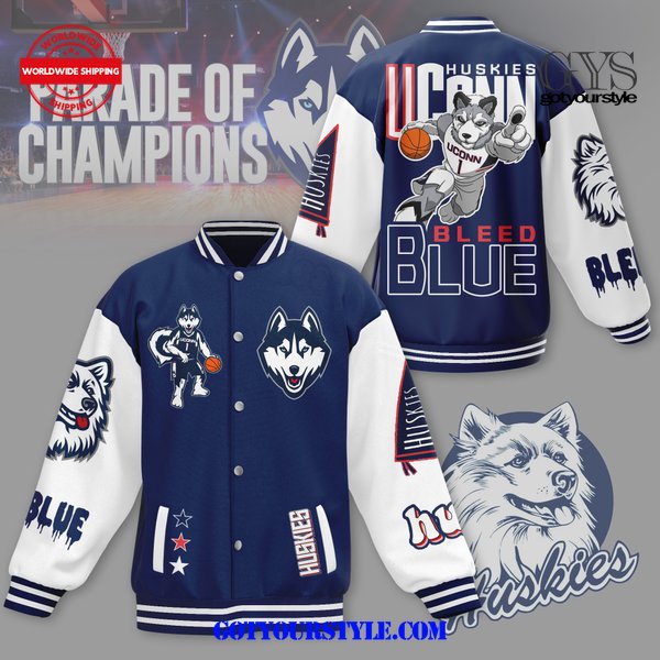 UConn Huskies Parade Of Champions Baseball Jacket