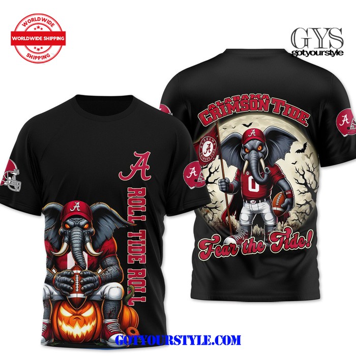 Alabama Crimson Tide Fear The Tide All Type Shirt