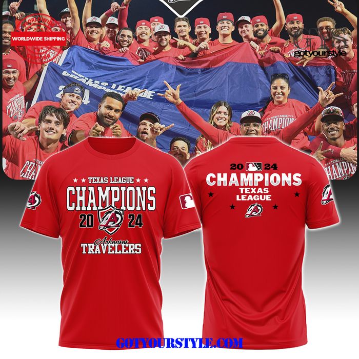 Arkansas Travelers Texas League Champions 2024 T-Shirt