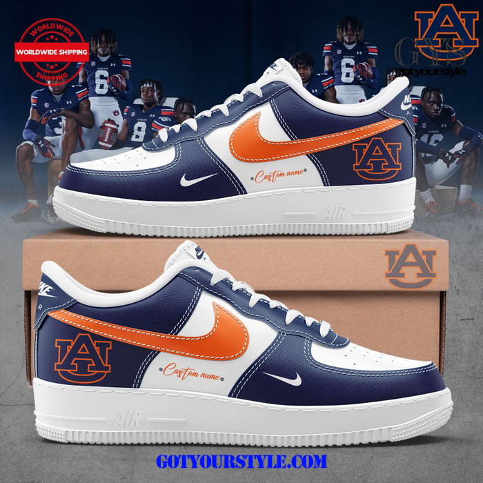 Auburn Tigers Football Custom Name For Fans Air Force 1 Shoes