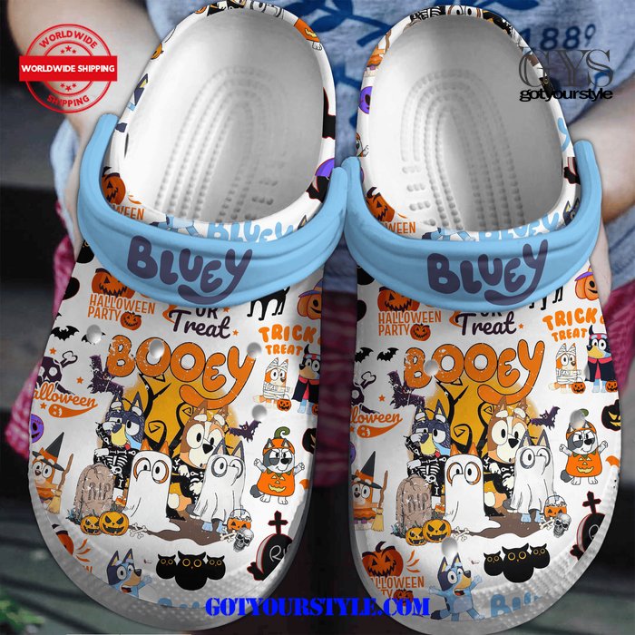 Bluey Booey Halloween 2024 Crocs Clogs Shoes