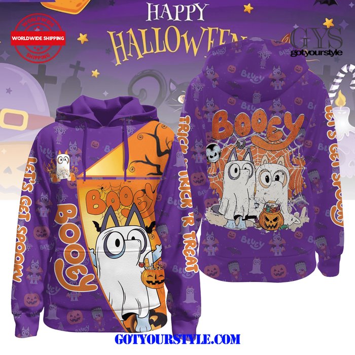 Bluey Happy Halloween 2024 New Edition Hoodie