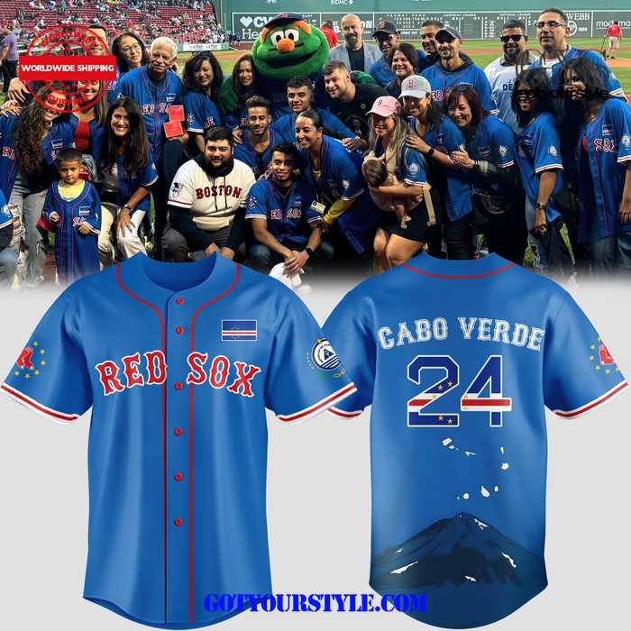 Boston Red Sox Cabo Verdean 2024 Baseball Jersey