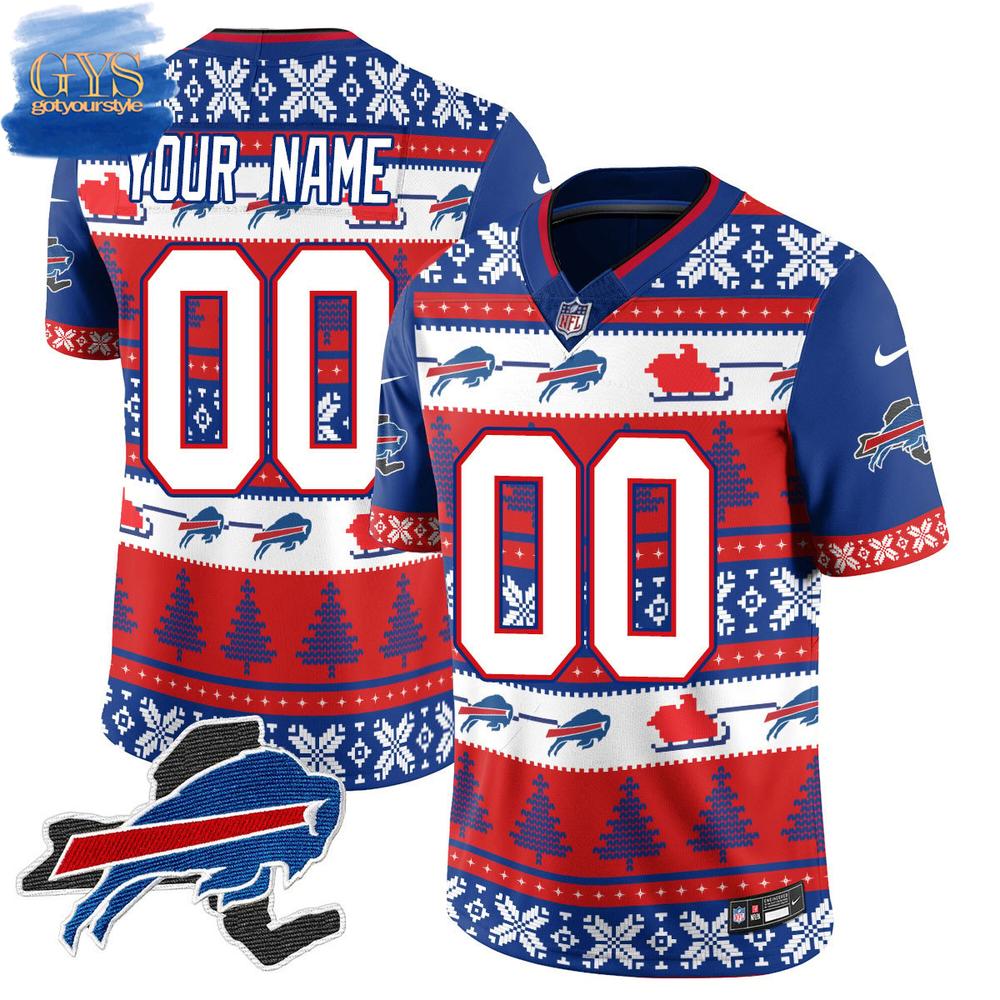 Buffalo Bills Christmas 2024 Limited Edition Football Jersey