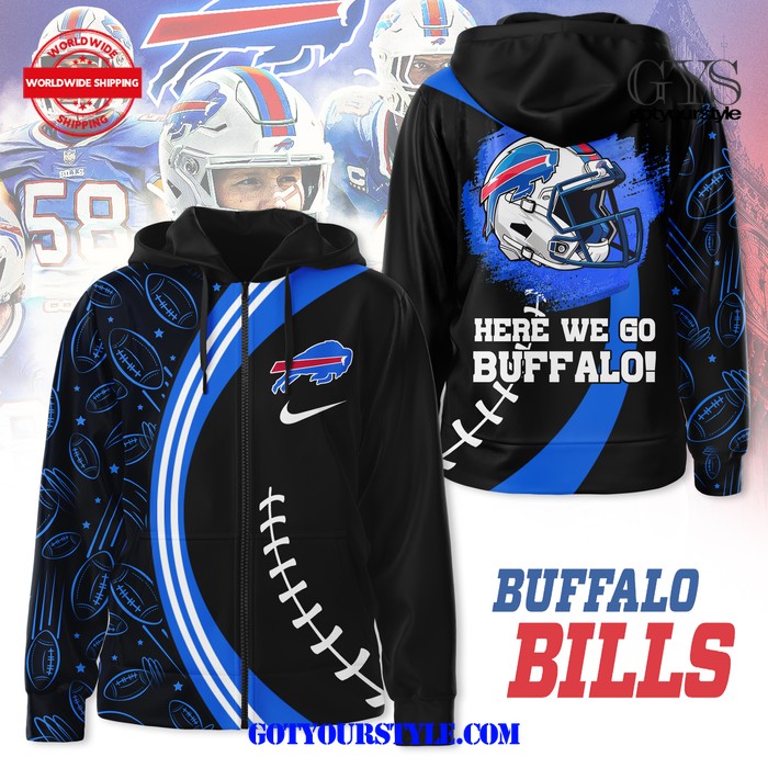 Buffalo Bills Here We Go Hoodie