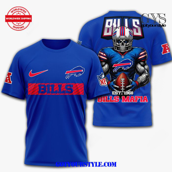 Buffalo Bills Mafia Skull Limited T-Shirt