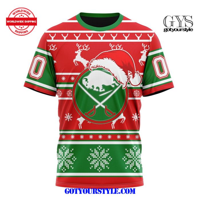 Buffalo Sabres Christmas Santa Claus Unisex Shirt