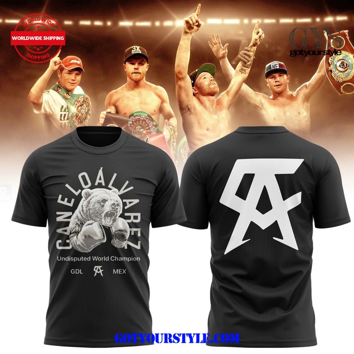 Canelo Alvarez Undisputed World Champion T-Shirt