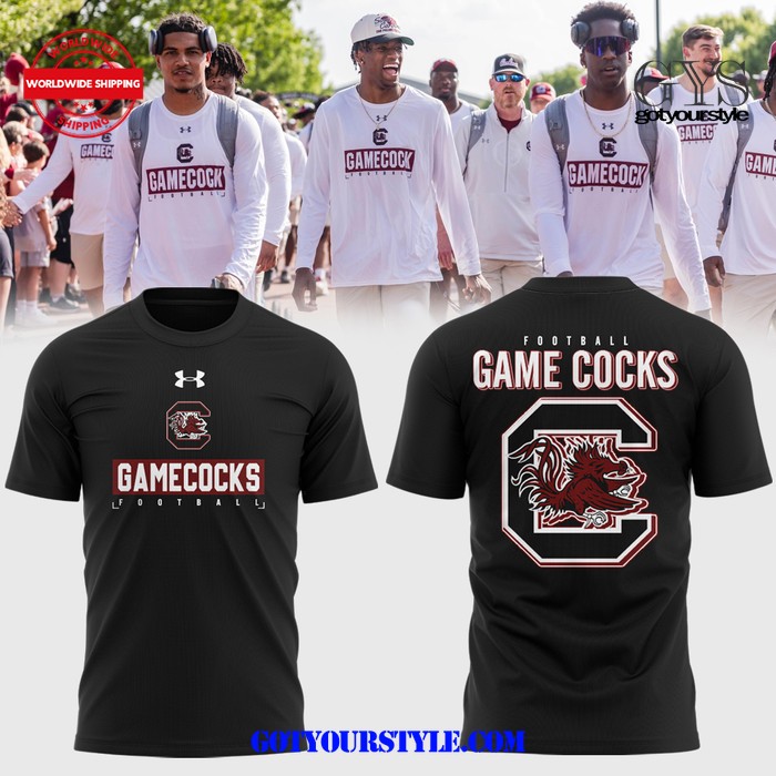 Carolina Gamecocks Football Black Tee Shirt