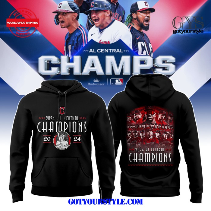 Cleveland Guardians 2024 AL Central Champions Limited Hoodie