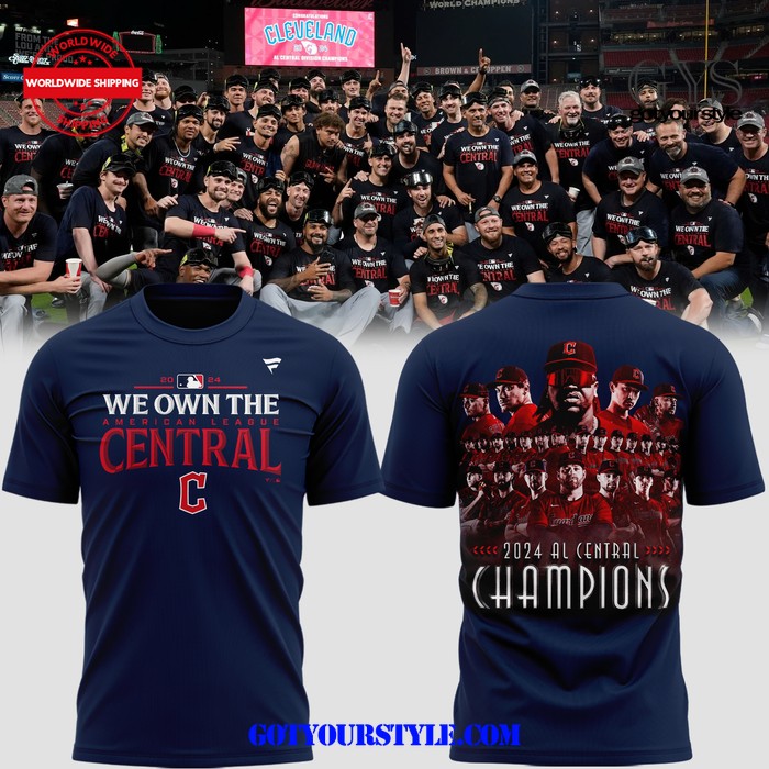 Cleveland Guardians AL Central Champions 2024 Limited Edition T-Shirt