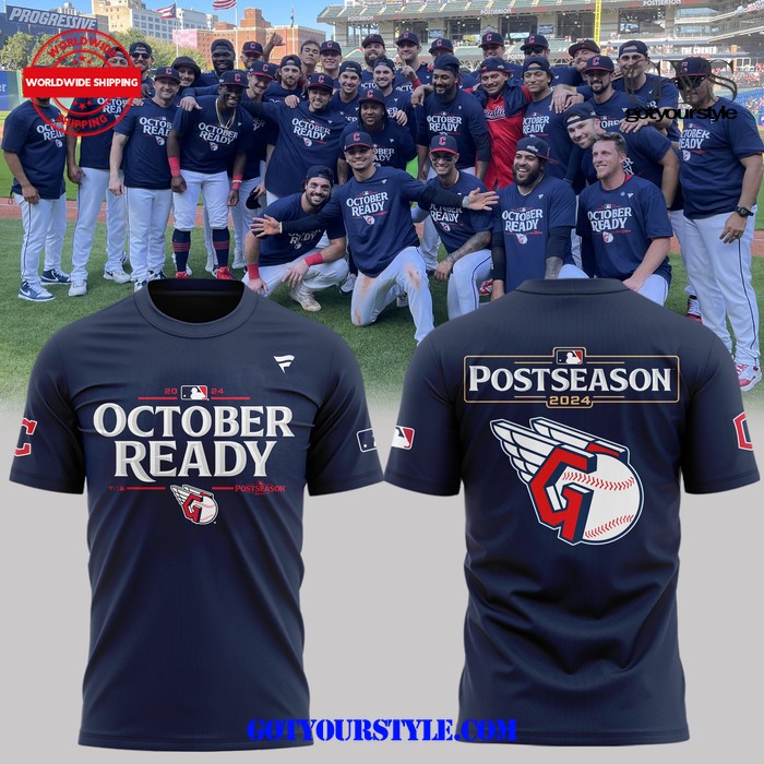 Cleveland Guardians October Ready Postseason 2024 T-Shirt