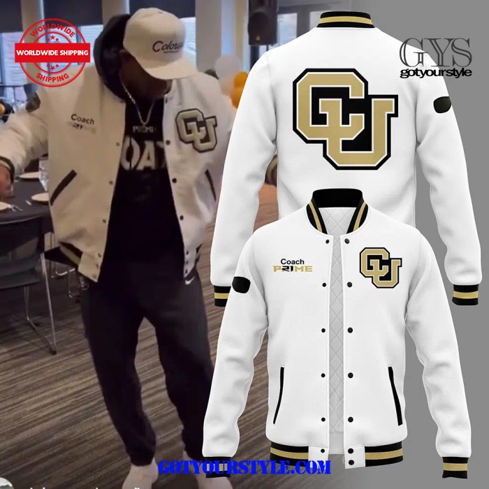 Colorado Buffaloes Coach Prime Limited Edition Baseball Jacket