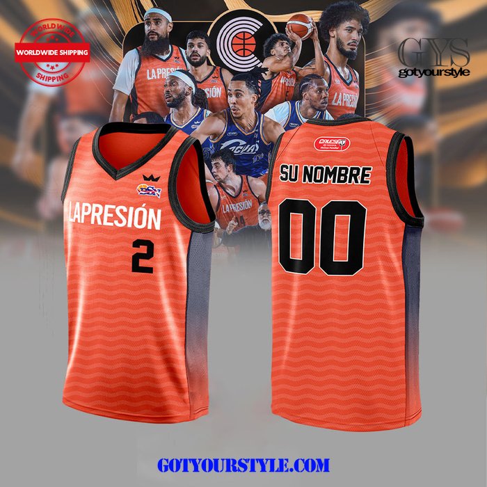 Criollos de Caguas 2024 Orange Basketball Jersey