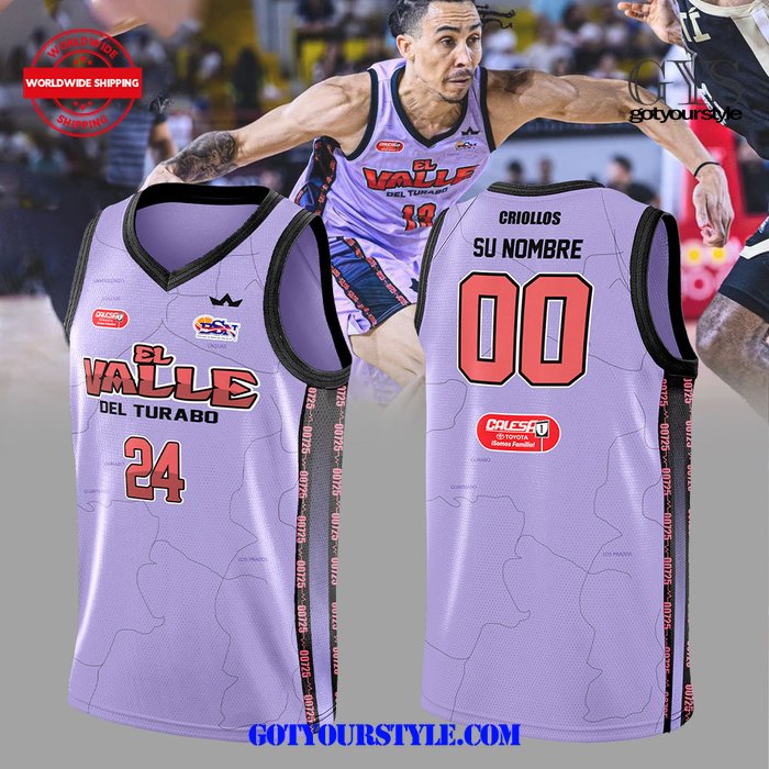 Criollos de Caguas 2024 Purple Basketball Jersey