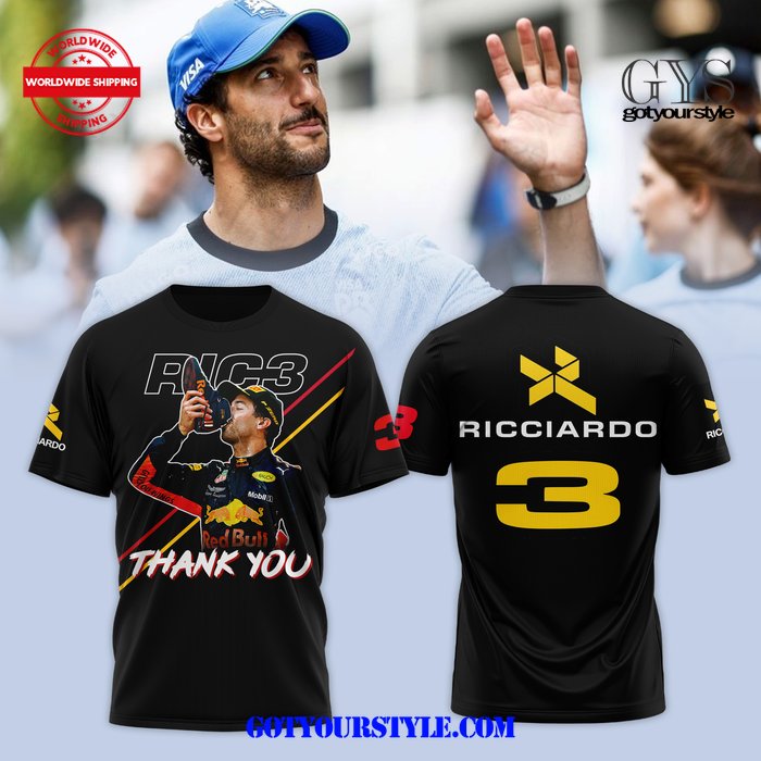 Daniel Ricciardo Last F1 Race Limited Edition T-Shirt