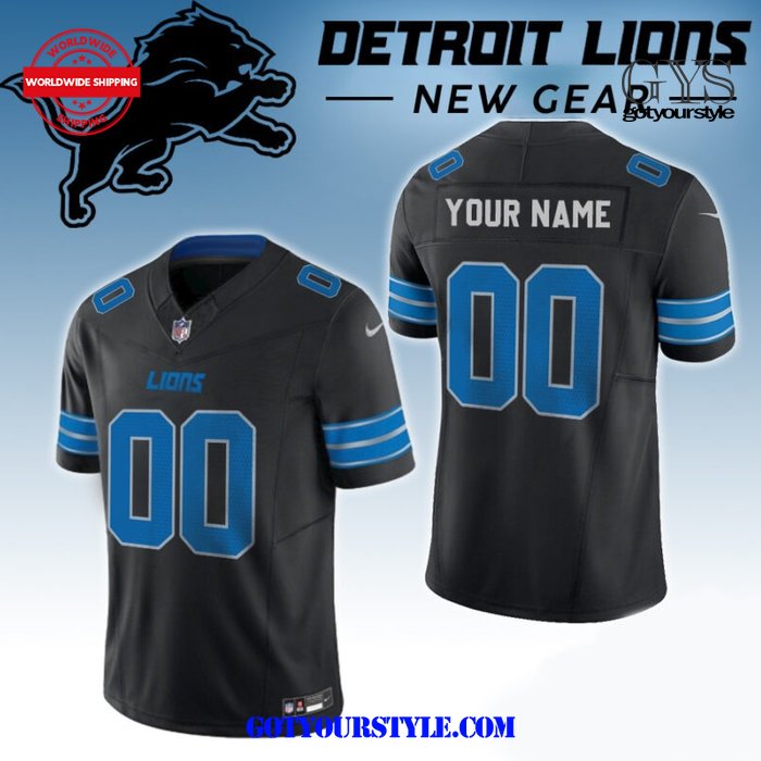 Detroit Lions Motor City Muscle 2024 Limited Black Jersey