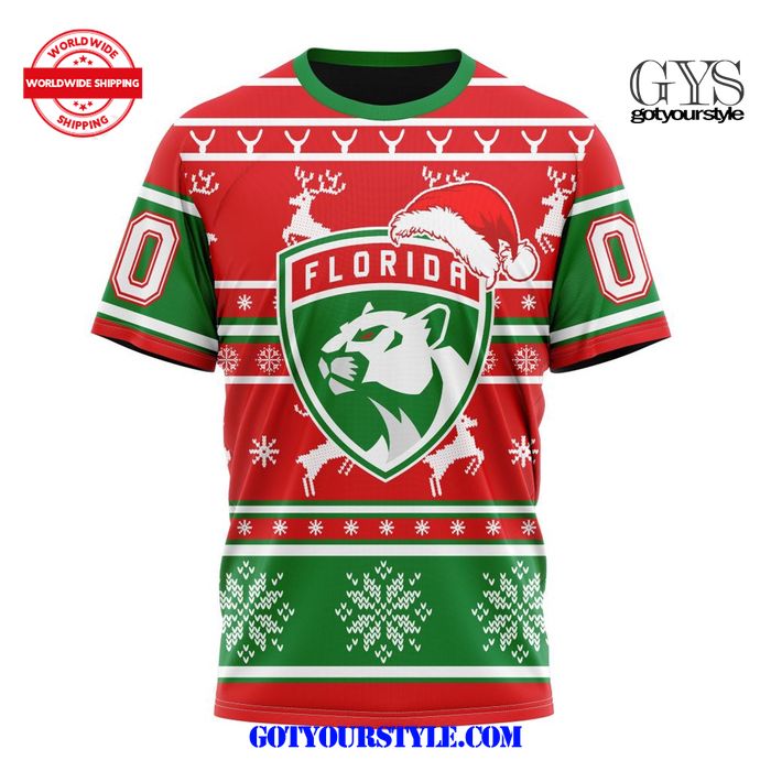 Florida Panthers Christmas Santa Claus Unisex Shirt