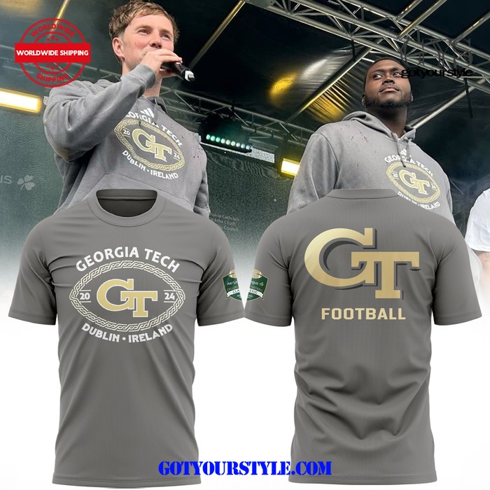 Georgia Tech Football Dublin Ireland 2024 T-Shirt