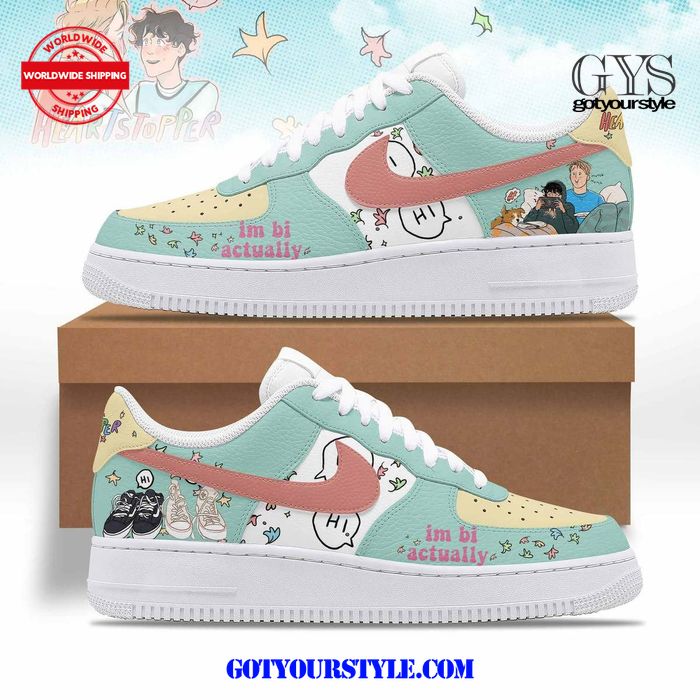 Heartstopper TV Series Limited Edition Air Force 1 Sneakers