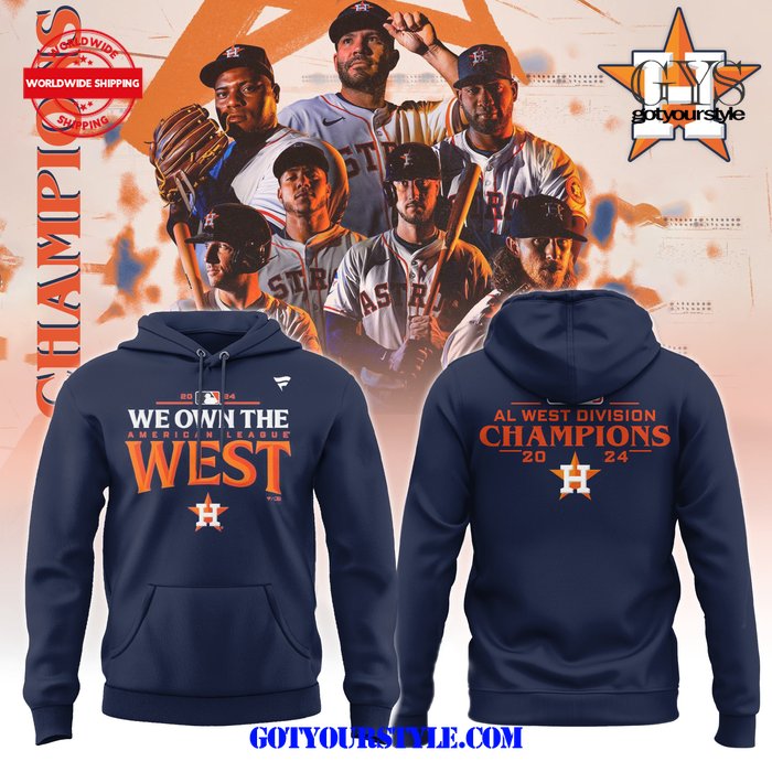 Houston Astros AL West Division Champions 2024 Limited Hoodie