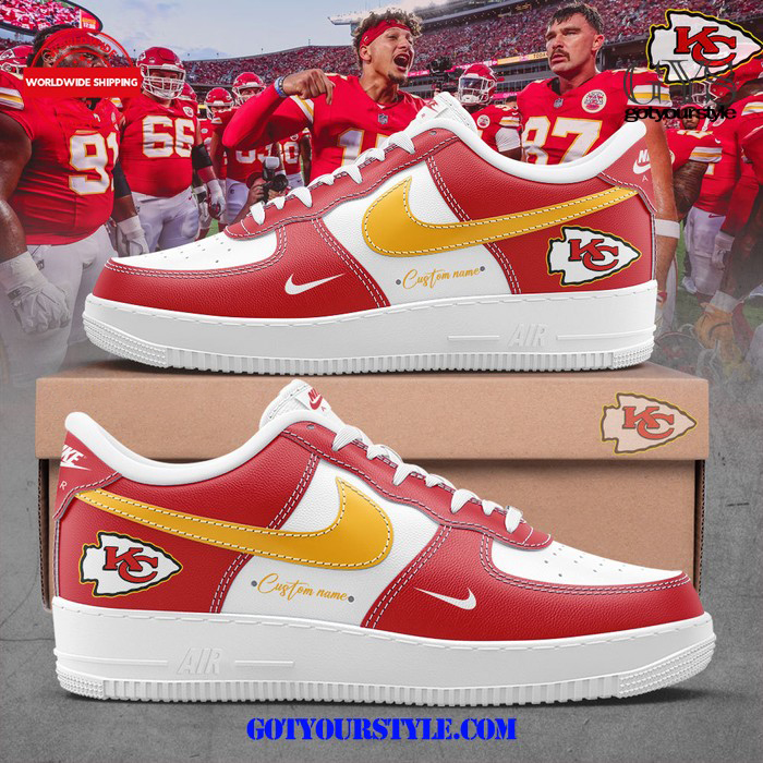 Kansas City Chiefs Custom Name For Fans Limited Edition Air Force 1