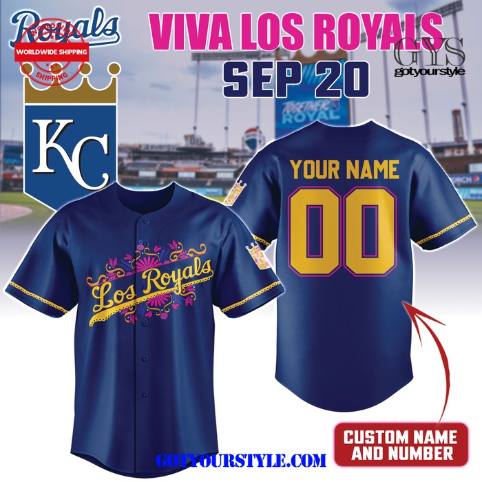 Kansas City Royals x Viva Los Royals 2024 Baseball Jersey