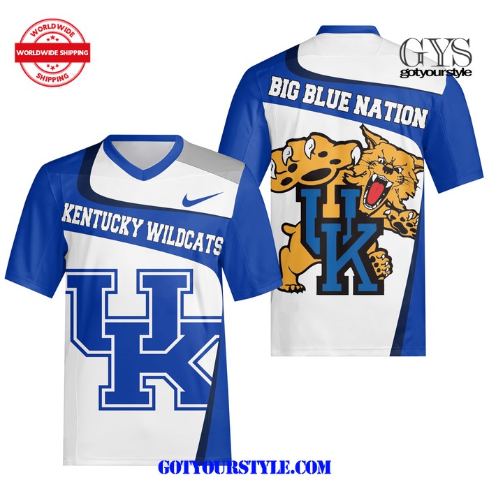 Kentucky Wildcats Big Blue Nation Football Jersey