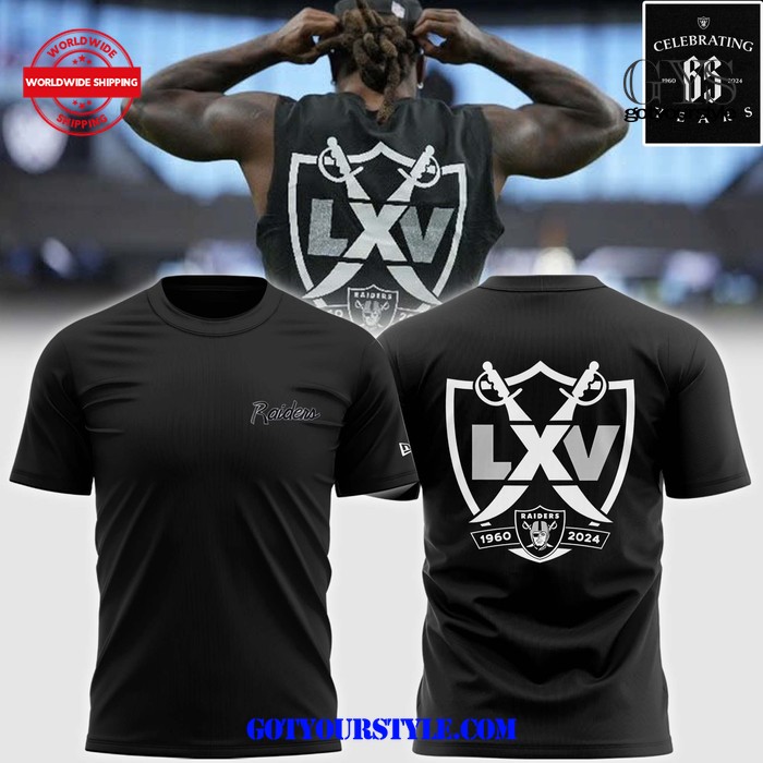 Las Vegas Raiders NEW ERA RAIDERS 65TH SEASON Shirt