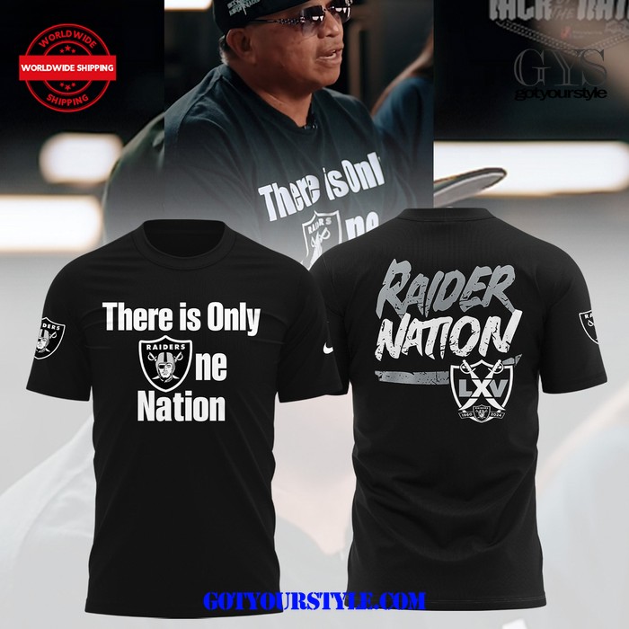 Las Vegas Raiders There Is Only One Nation All Type Shirt