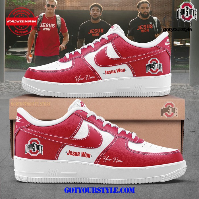 Limited Edition Ohio State Jesus Won Air Force 1