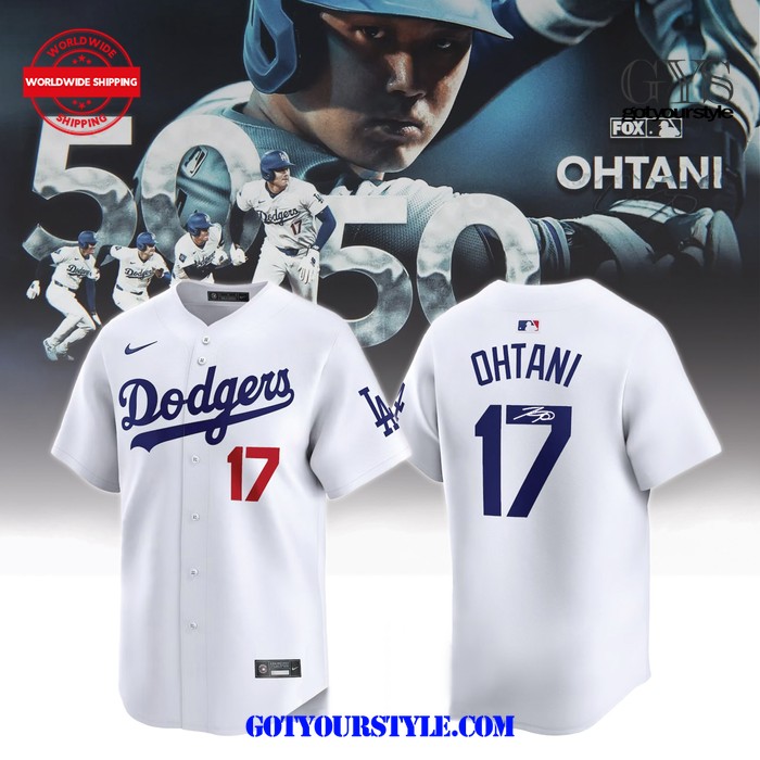 Los Angeles Dodgers Shohei Ohtani Signature Unstoppable Limited Baseball Jersey