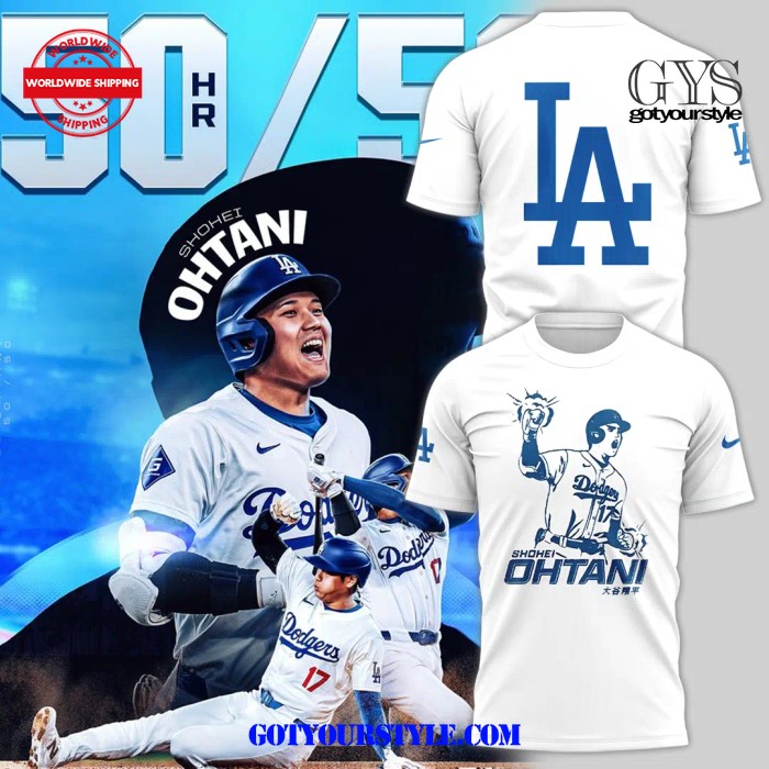 Los Angeles Dodgers Shohei Ohtani Bold Limited T-Shirt